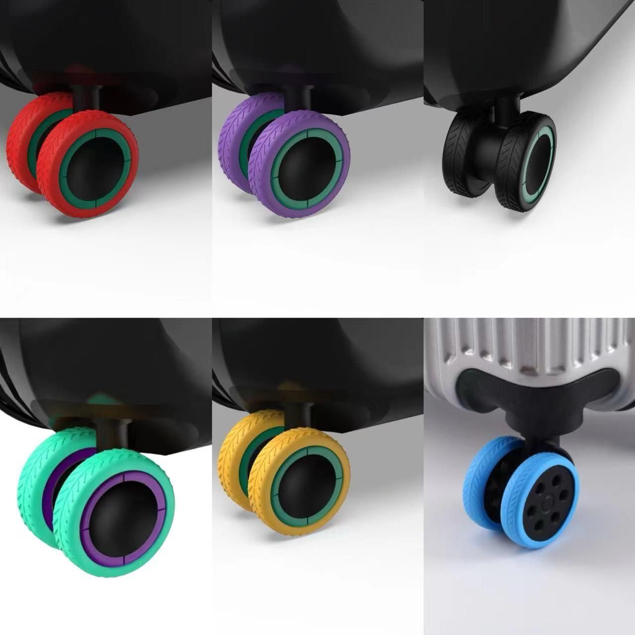 Dmart Online Luggage Compartment Wheel Protection Cover (Pack of 8).