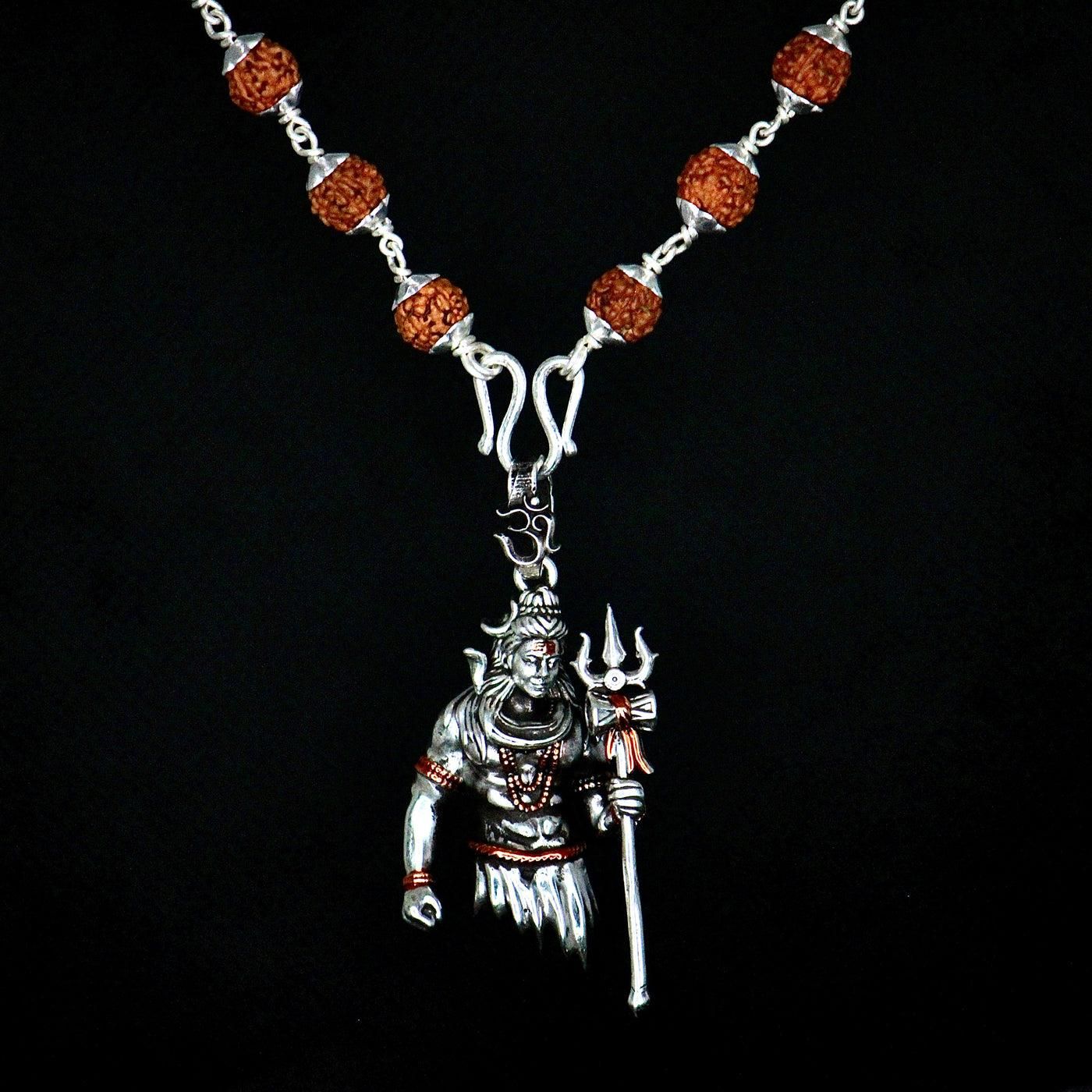 Rudraksha Shivji Pendant With Chain.