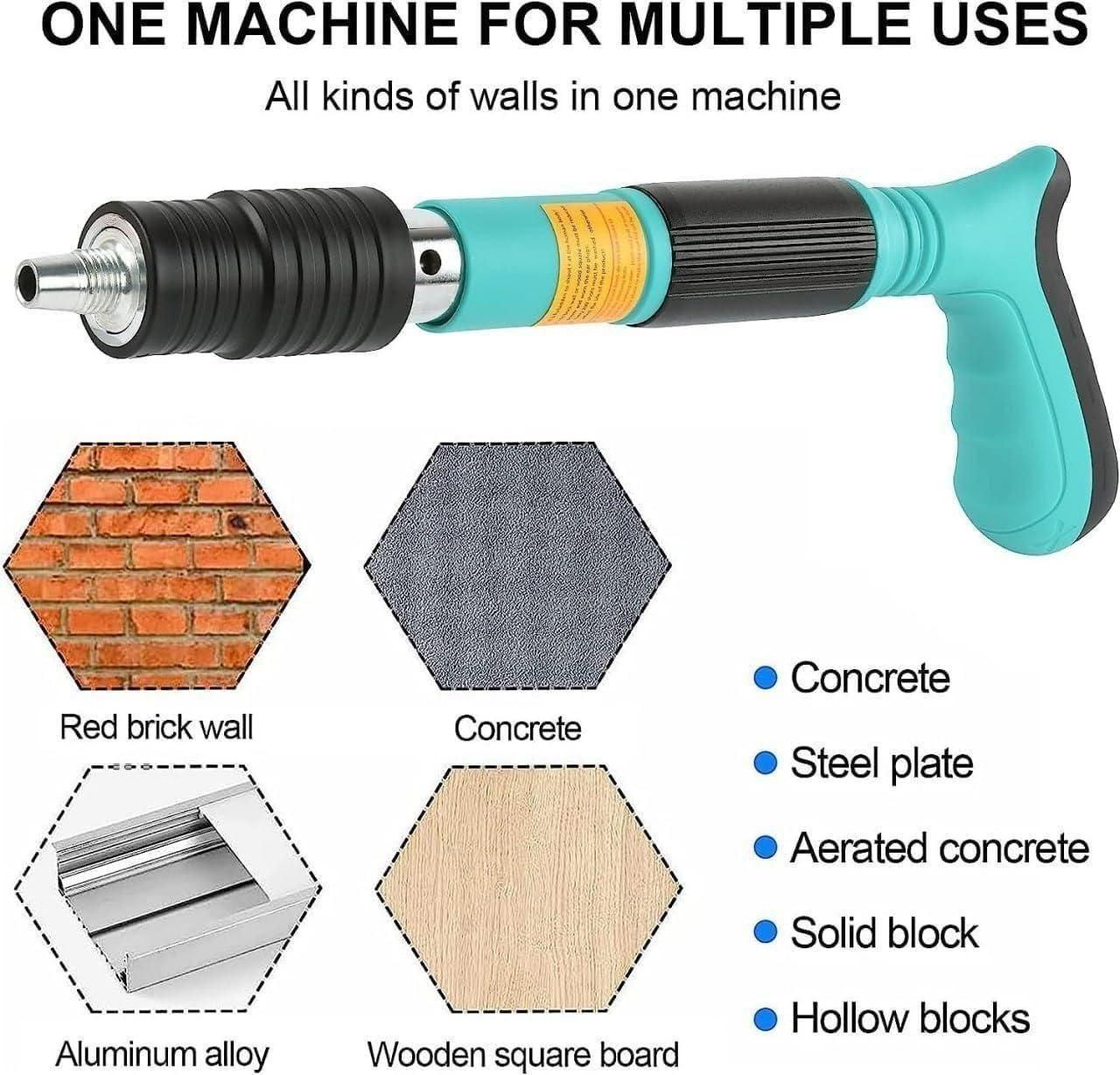 Dmart Online 4 Speed Adjustable Manual Steel Concrete Nail Gun Tool