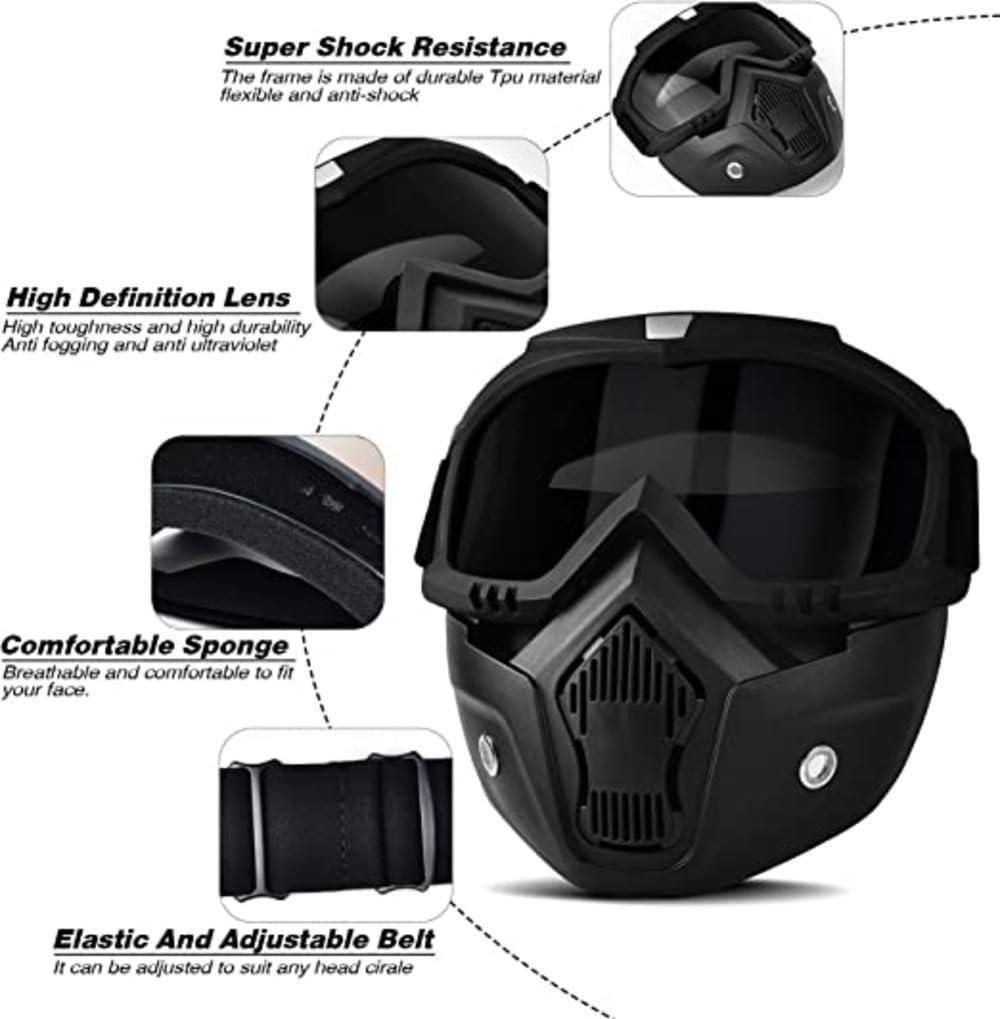 Dmart Online Goggle Mask Anti Scratch UV Protective