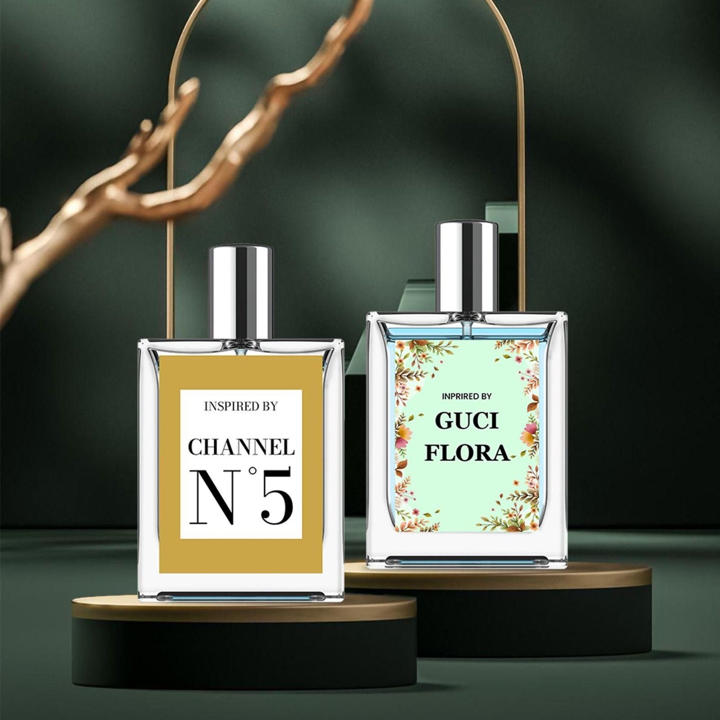 Dmart Online Inspired By Gucci Flora & Channel N5 Eau De Parfume 50ml Pack of 2