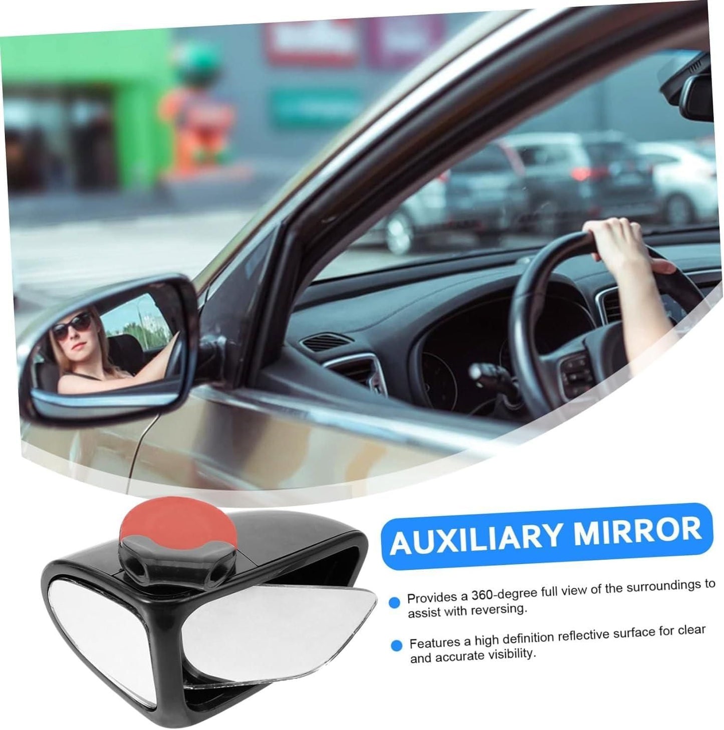 DMart Online Adjustable Car Auxiliary Rearview Mirror