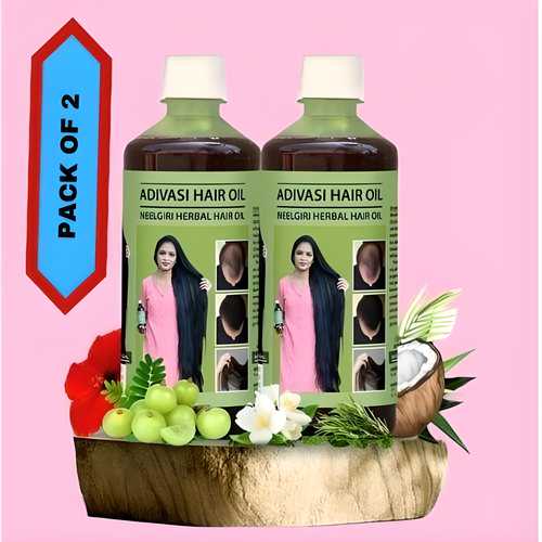 Adivasi Neelgiri Herbal Hair Oil 125ML (Pack of 2).