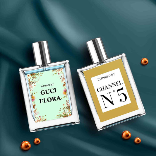 Dmart Online Inspired By Gucci Flora & Channel N5 Eau De Parfume 50ml Pack of 2