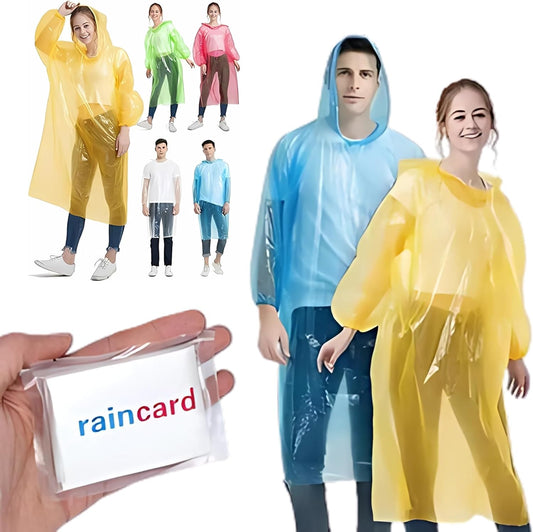 Dmart Online Disposable RAIN Coat Free Size (Set of 5pc)