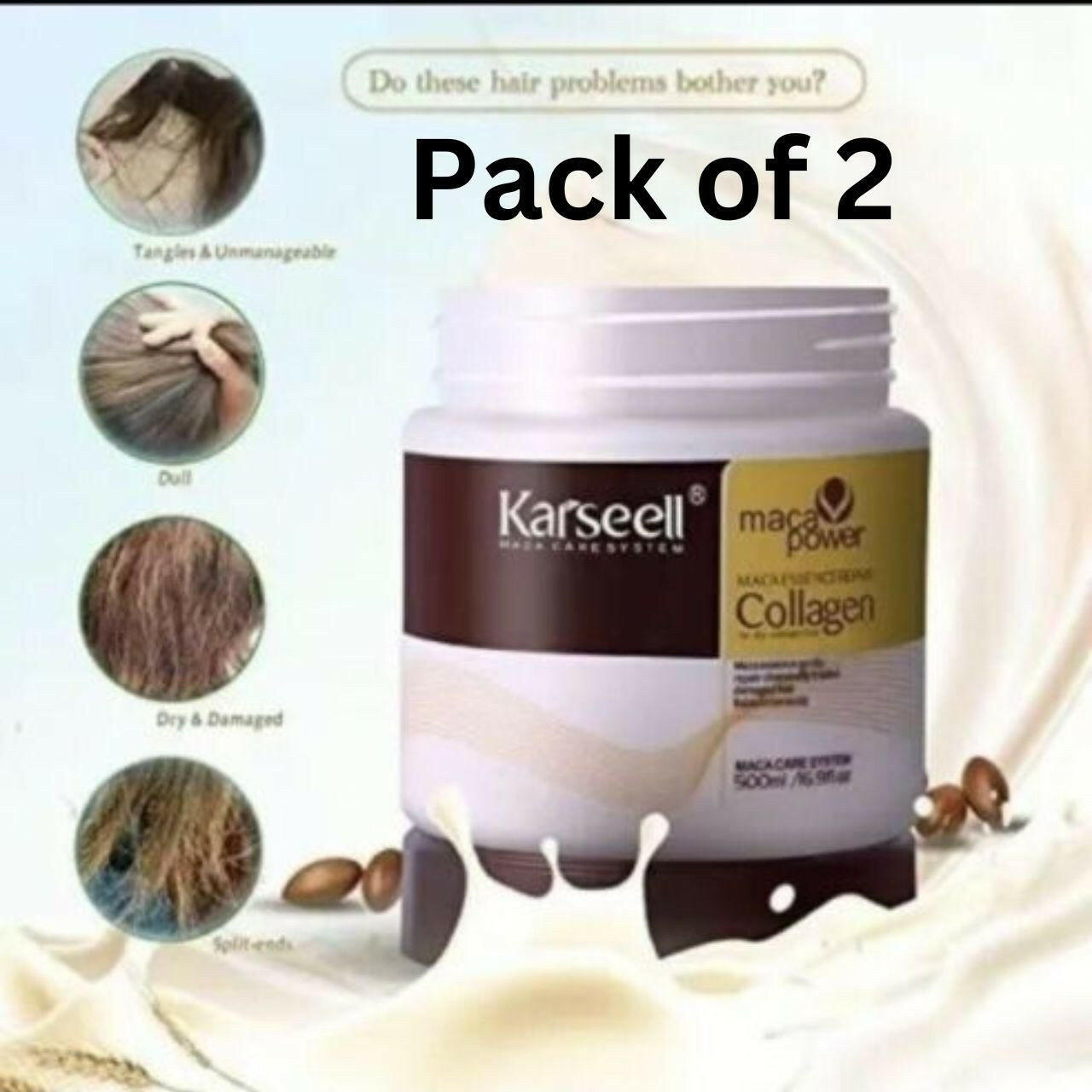 Dmart Online Karseell Maca Power Collagen Hair Mask 100ml (Pack of 2)