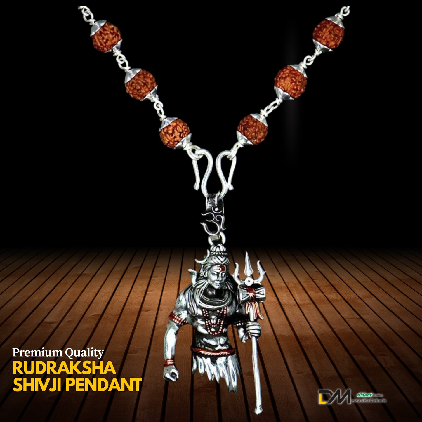Dmart Online Rudraksha Shivji Pendant With Chain